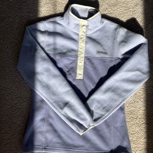 Columbia fleece 1/2 button sweater. Xs us womens. Cozy, great for the outdoors!